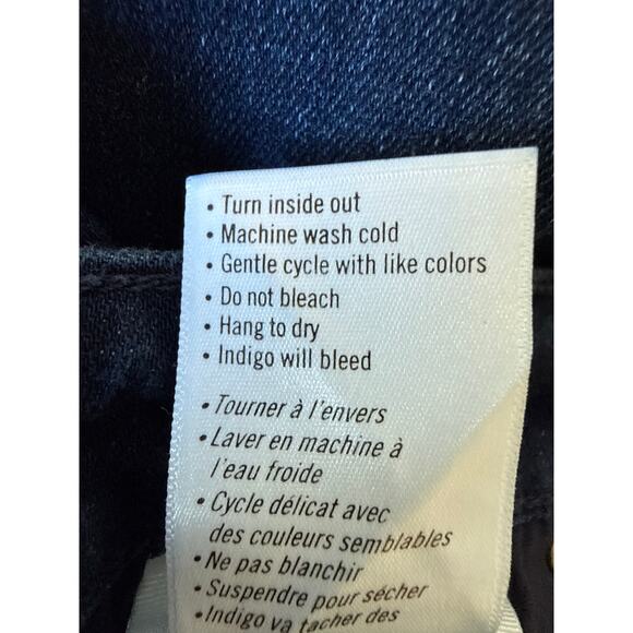 PAIGE Women's Boot Cut Jeans - Dark Blue - Picture 10 of 11